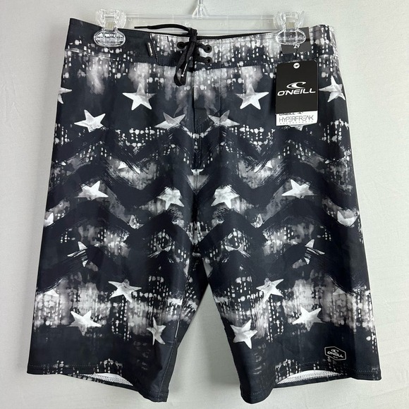 O’Neill Hyperfreak Independence Men’s 29 Board Shorts Stretch 20” Length - Picture 2 of 7
